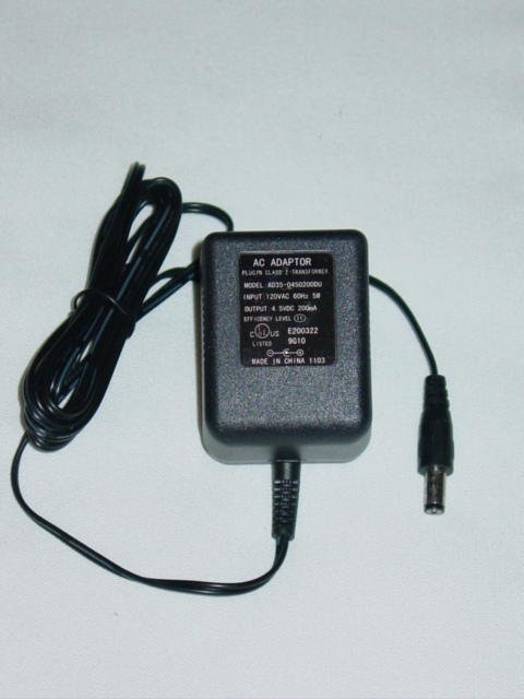 NEW AD35-0450200DU AC Adapter 4.5V 200mA AD350450200DU